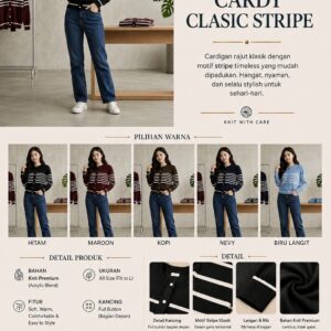 CARDIGAN CLASSIC STRIPE